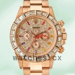 Rolex Daytona 116568 40mm Men's Oyster Bracelet Rose Gold-tone