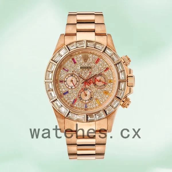 Rolex Daytona 116568 40mm Men's Oyster Bracelet Rose Gold-tone - Image 2