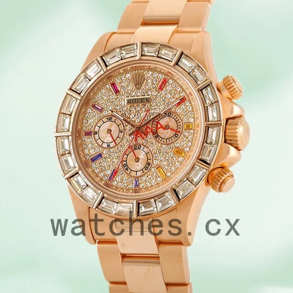 Rolex Daytona 116568 40mm Men's Oyster Bracelet Rose Gold-tone - Image 3