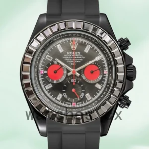 Rolex Daytona 40mm 116589 Men's Rubber Band Black-tone