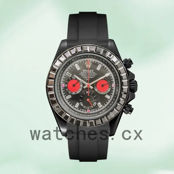 Rolex Daytona 40mm 116589 Men's Rubber Band Black-tone - Image 2