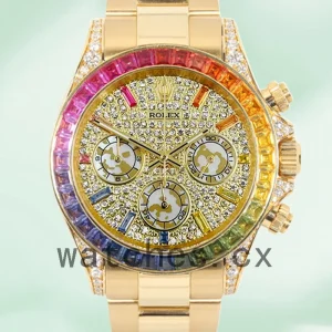 Rolex Daytona 116598RBOW 40mm Men's Diamond Paved Dial Automatic