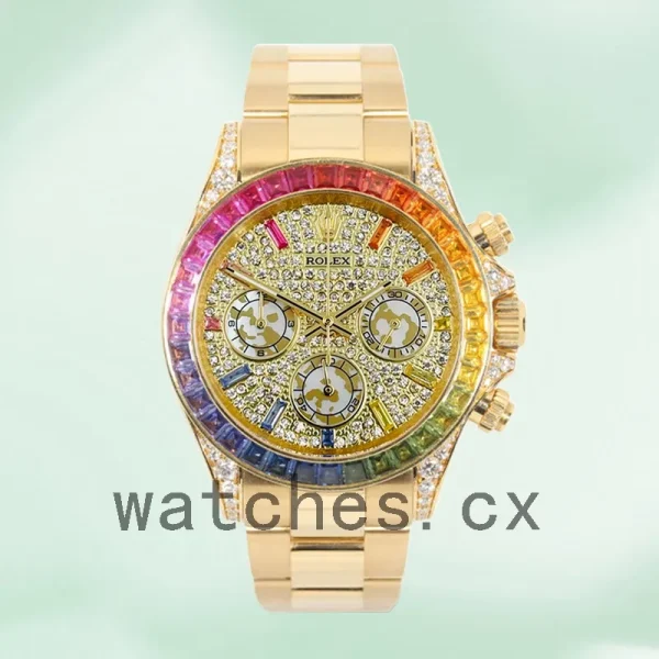 Rolex Daytona 116598RBOW 40mm Men's Diamond Paved Dial Automatic - Image 2