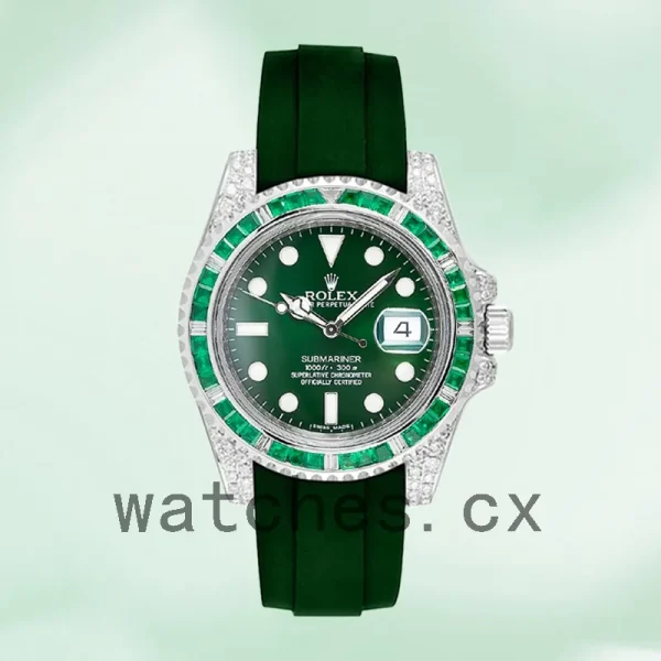 Rolex Submariner 40mm 116610 Men's Automatic Rubber Band - Image 2