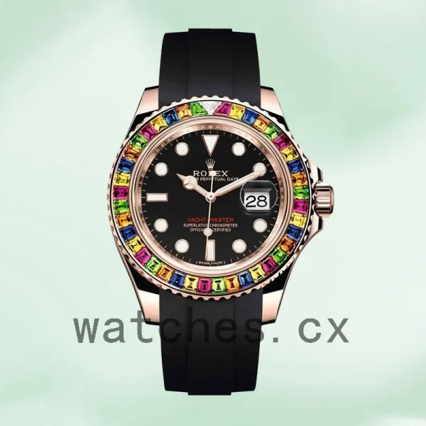 Rolex Yacht-Master 40mm 116695 Men's Rose Gold-tone Black Dial - Image 2