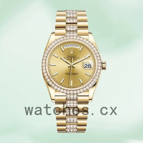 Rolex Day-Date Men's 36mm 118348 Automatic Champagne Dial - Image 2