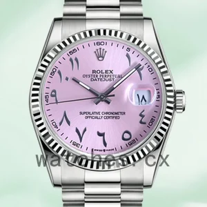 Rolex Datejust Men's 41mm 126334 Silver-tone Pink Dial
