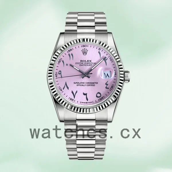 Rolex Datejust Men's 41mm 126334 Silver-tone Pink Dial - Image 2