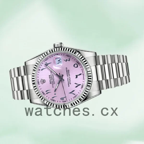 Rolex Datejust Men's 41mm 126334 Silver-tone Pink Dial - Image 3