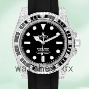 Rolex Submariner 40mm 126610 Men's Silver-tone Rubber Band