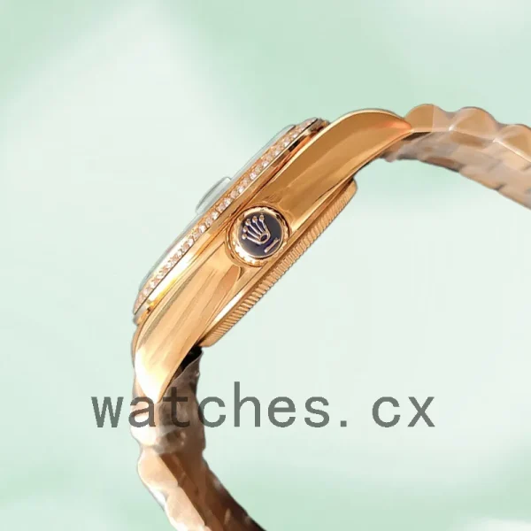 Rolex Day-Date 128345 Men's 36mm Rose Gold Dial - Image 3