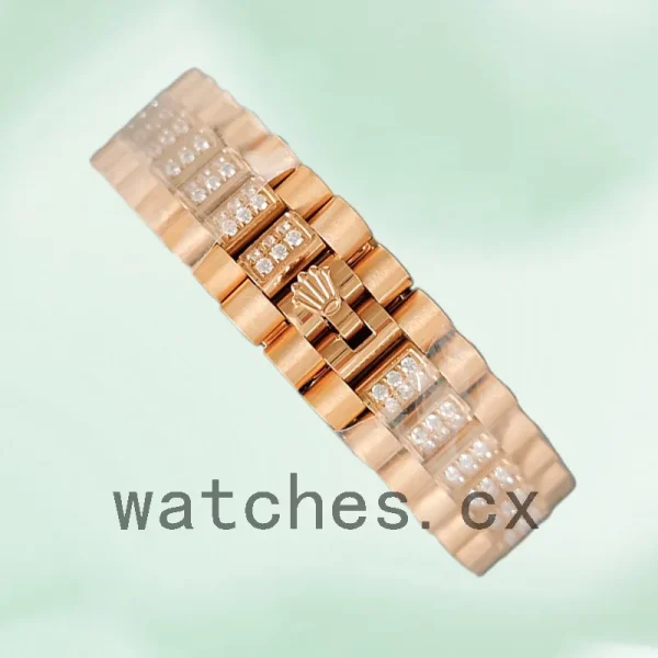 Rolex Day-Date 128345 Men's 36mm Rose Gold Dial - Image 4