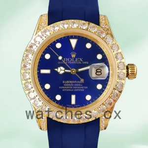 Rolex Submariner 40mm Men's 16613 Automatic Rubber Band