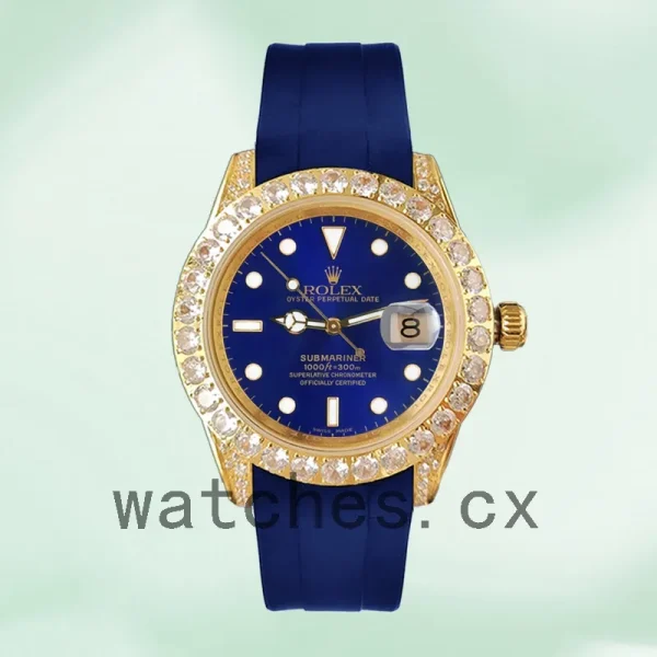 Rolex Submariner 40mm Men's 16613 Automatic Rubber Band - Image 2