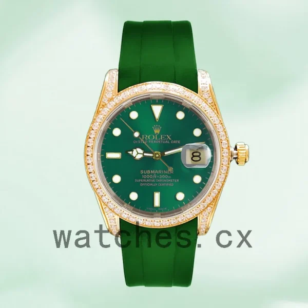 Rolex Submariner 40mm Men's 16613 Automatic Rubber Band - Image 2