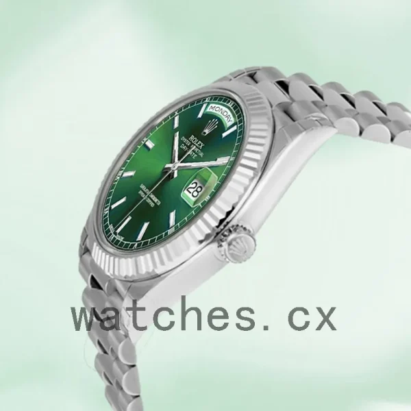 Rolex Day-Date Men's 40mm 228239 Silver-tone President Bracelet - Image 3