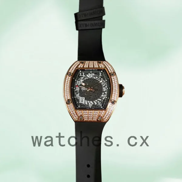 Richard Mille RM010 RM010-002 Around 50*42mm Men Rubber Band - Image 2