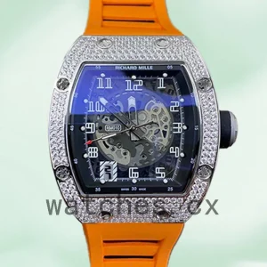 Richard Mille RM010 Around 50*42mm Men RM010-003 Rubber Band