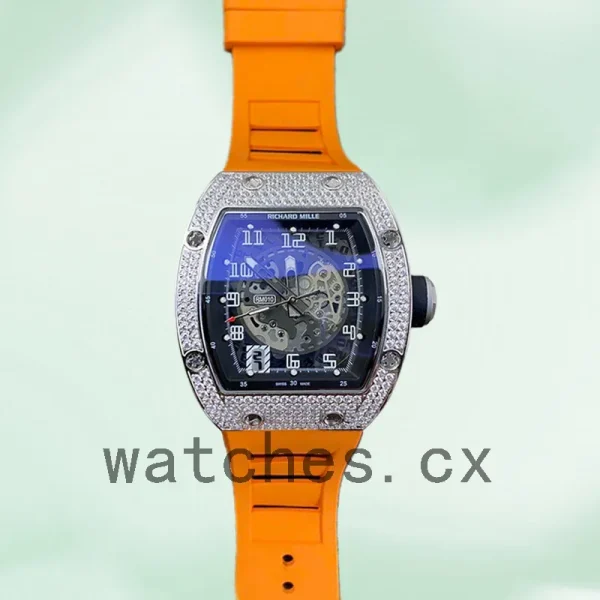 Richard Mille RM010 Around 50*42mm Men RM010-003 Rubber Band - Image 2