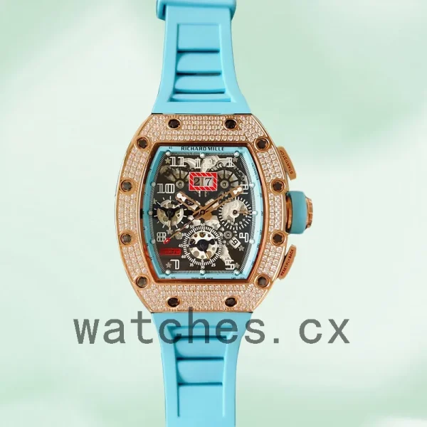 Richard Mille RM011 Around 45mm RM011-019 Men Transparent Dial - Image 2