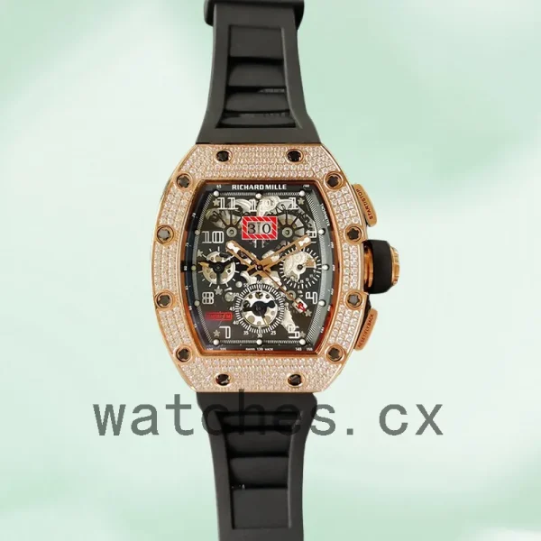 Richard Mille RM011 Around 45mm RM011-021 Men Rose Gold-tone - Image 2
