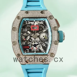 Richard Mille RM011 Men Around 45mm RM011-023 Silver-tone