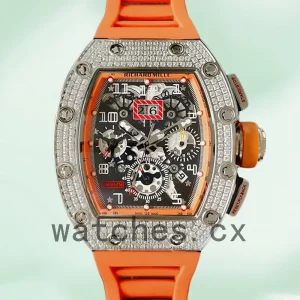 Richard Mille RM011 Men Around 45mm RM011-026 Rubber Band Mechanical