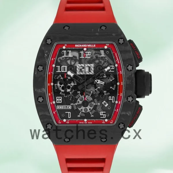 Richard Mille RM 011 Around 45mm RM 011 Men Transparent Dial