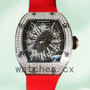 Richard Mille RM023 RM023-002 Men Around 50*42mm Rubber Band