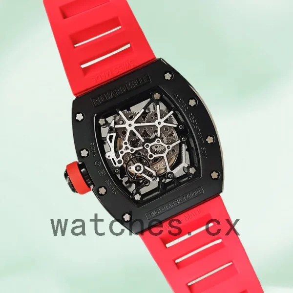 Richard Mille RM35 RM35-012 Men Around 48*40mm Rubber Band - Image 4