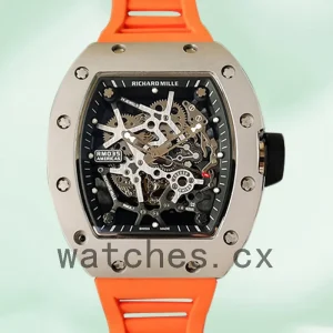 Richard Mille RM35 Around 48*40mm Men RM35-015 Skeleton Dial