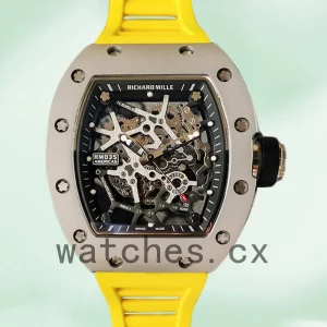 Richard Mille RM35 RM35-019 Around 48*40mm Men Rubber Band