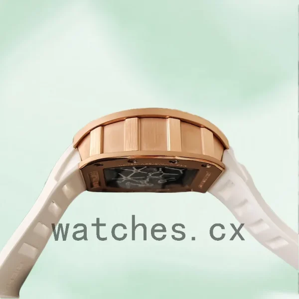Richard Mille RM35 Around 48*40mm RM35-021 Men Skeleton Dial Rubber Band - Image 3