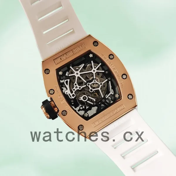 Richard Mille RM35 Around 48*40mm RM35-021 Men Skeleton Dial Rubber Band - Image 4