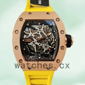 Richard Mille RM35 Around 48*40mm RM35-022 Men Skeleton Dial Mechanical