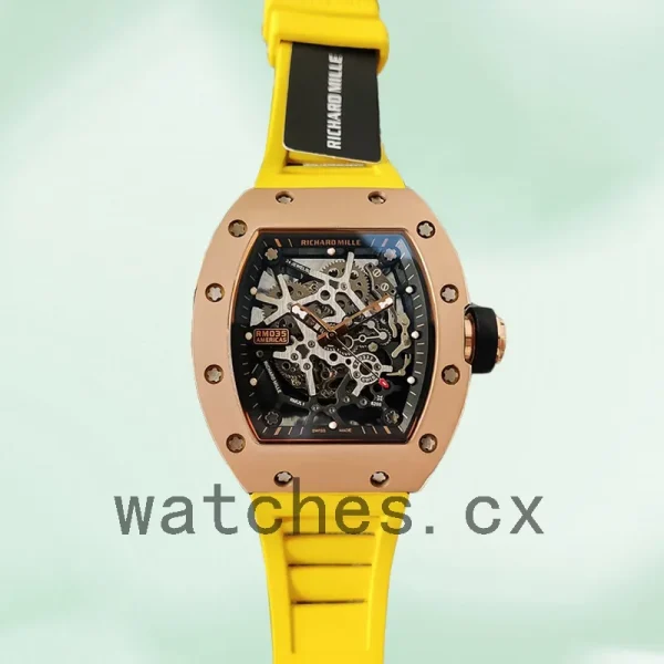 Richard Mille RM35 Around 48*40mm RM35-022 Men Skeleton Dial Mechanical - Image 2