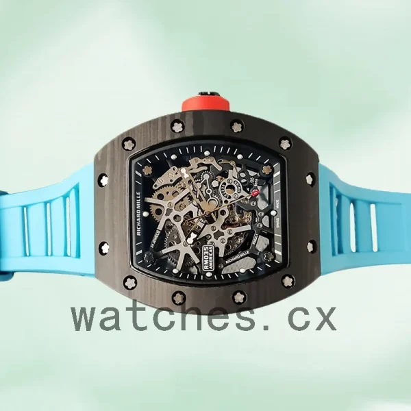 Richard Mille RM35 Men Around 48*40mm RM35-030 Skeleton Dial Black-tone - Image 3