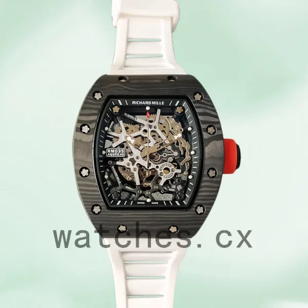 Richard Mille RM35 Around 48*40mm RM35-031 Men Rubber Band Mechanical - Image 2