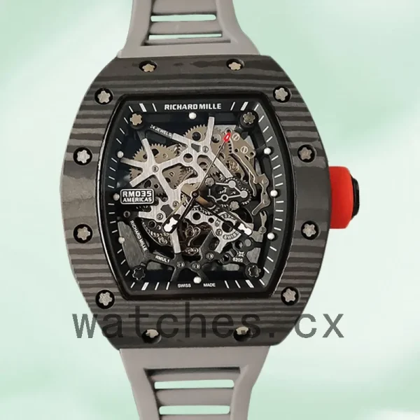 Richard Mille RM35 Around 48*40mm RM35-032 Men Skeleton Dial