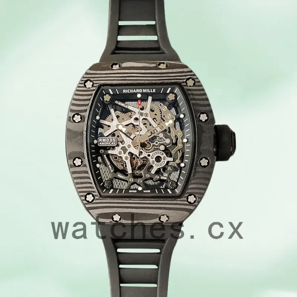 Richard Mille RM35 Around 48*40mm RM35-032 Men Skeleton Dial - Image 4