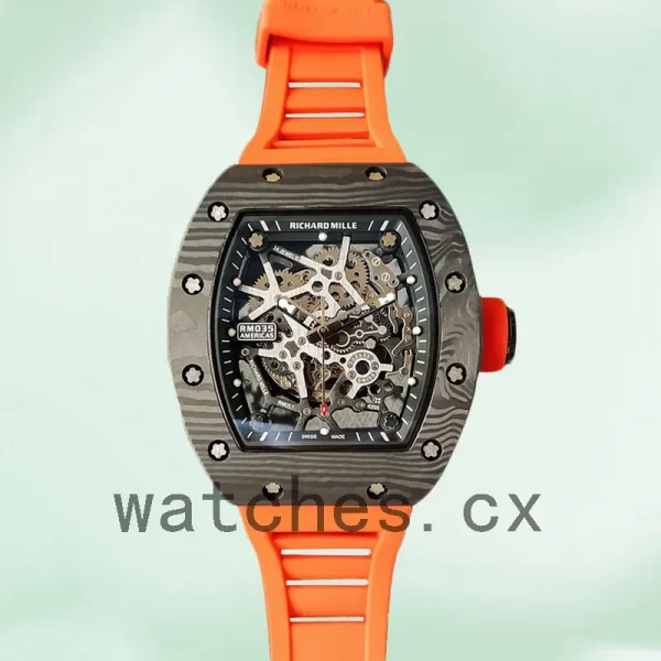 Richard Mille RM35 Around 48*40mm RM35-032 Men Skeleton Dial - Image 3