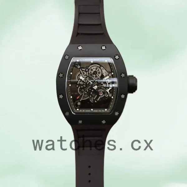 Richard Mille RM055 Around 49*42mm Men RM055-002 Black - Image 2