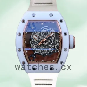 Richard Mille RM055 Around 50*42mm Men RM055-006 Mechanical Transparent Dial