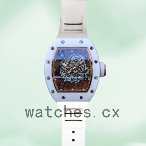 Richard Mille RM055 Around 50*42mm Men RM055-006 Mechanical Transparent Dial - Image 2