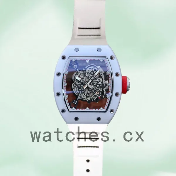 Richard Mille RM055 Men Around 50*43mm RM055-015 Rubber Band - Image 2
