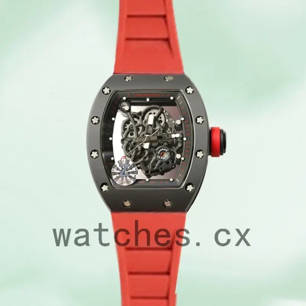 Richard Mille RM055 Around 50*43mm Men RM055-020 Rubber Band Mechanical - Image 2
