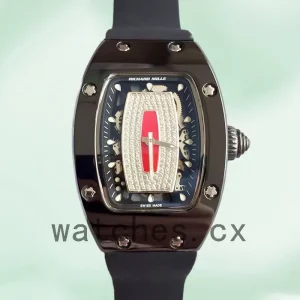 Richard Mille RM07-01 RM07-01-002 Ladies Around 31*45mm Automatic Red With Diamonds Dial