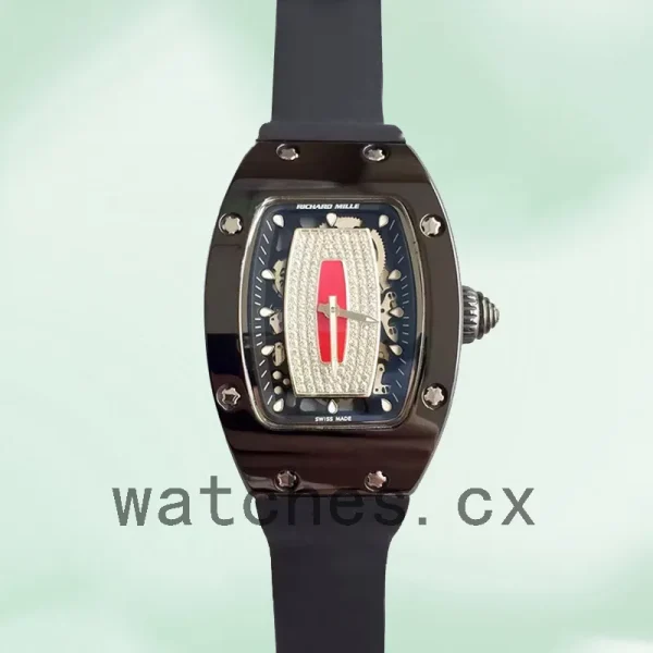 Richard Mille RM07-01 RM07-01-002 Ladies Around 31*45mm Automatic Red With Diamonds Dial - Image 2