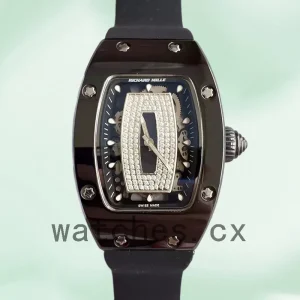 Richard Mille RM07-01 Ladies Around 31*45mm RM07-01-008 Black Black With Diamonds Dial