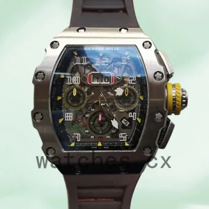 Richard Mille RM011 RM011-003 Men Around 50*40mm Silver-tone